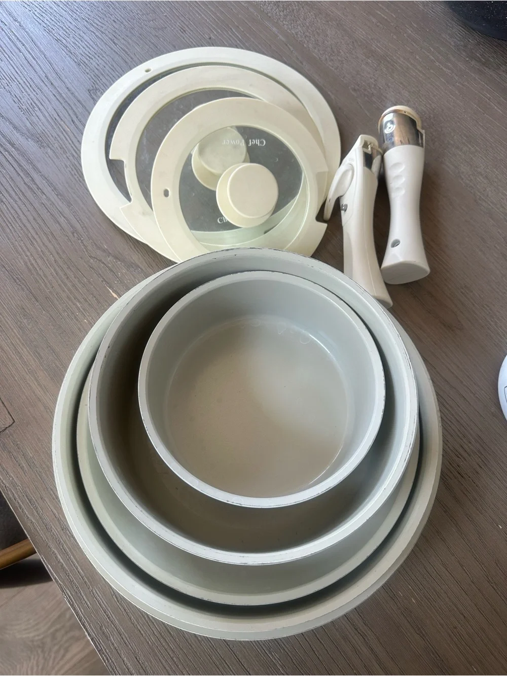 chef power cermic cookware set